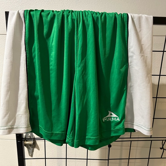 Pirma Green Soccer Shorts - Stand Out on the Field - Picture 1 of 4